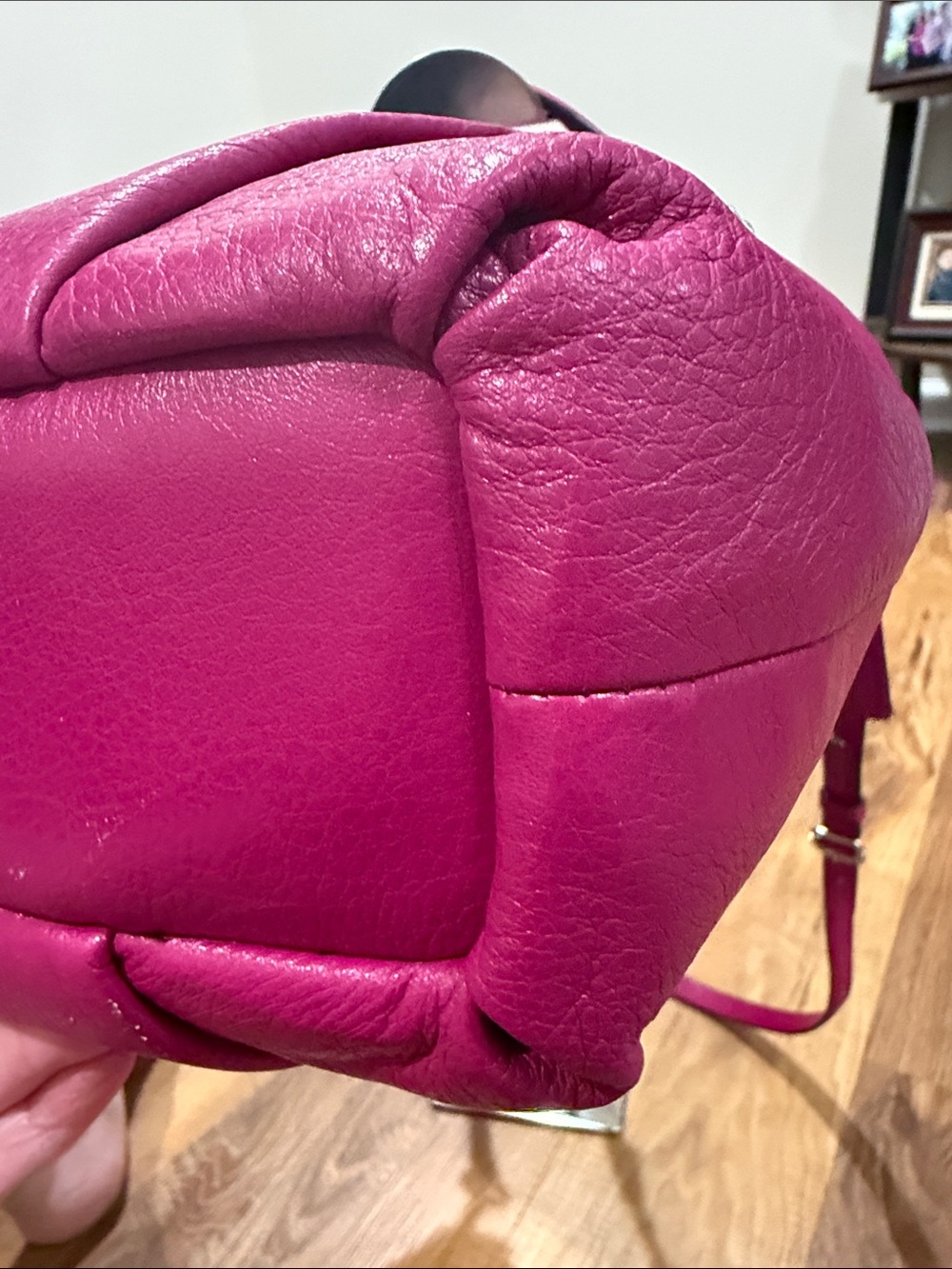 Coach Madison Isabelle Magenta Leather Shoulder/Crossbody Bag (#21224)(EUC) - Picture 6 of 17